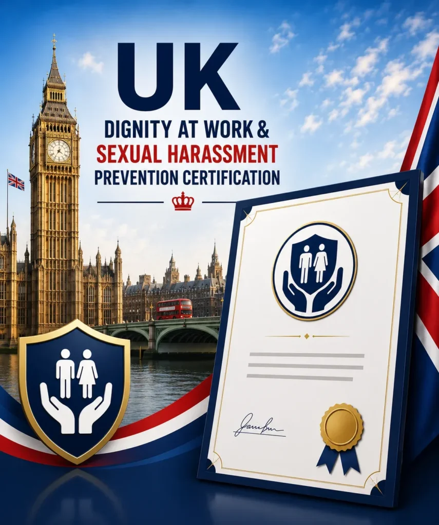 UK sexual harassment prevention certification